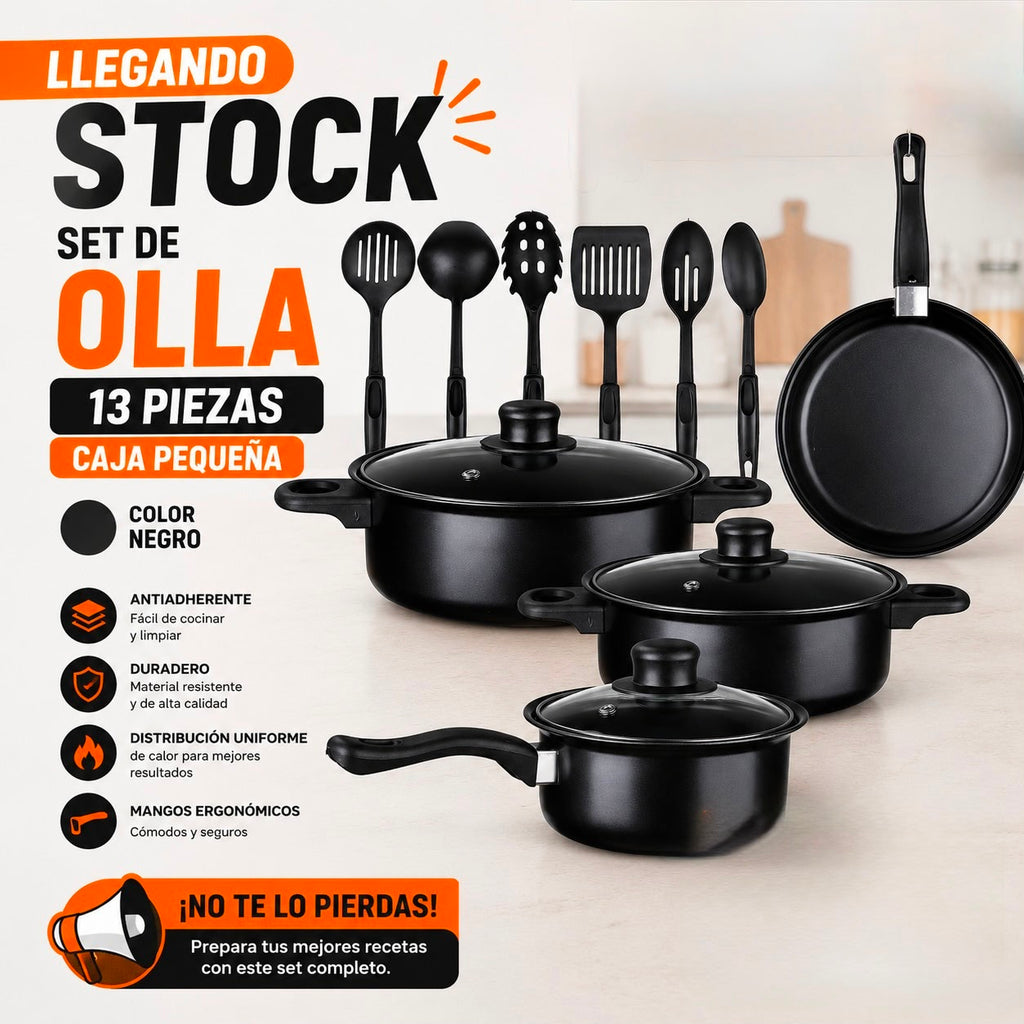 Set de Ollas 13 Piezas